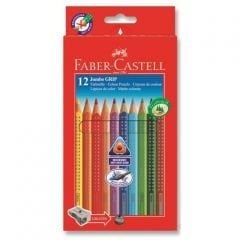 Faber-Castell Jumbo Grip Kuru Boya Kalemi 12 Renk