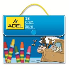 Adel Çantalı Pastel Boya 18 Renk