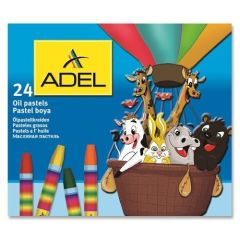 Adel Karton Kutu Pastel Boya 24 Renk