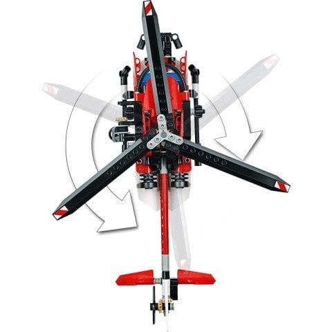 Lego Technic 42092 Kurtarma Helikopteri