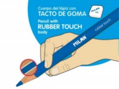 Milan RUBBER TOUCH Üçgen Gövdeli Boya Kalemi 24'lü