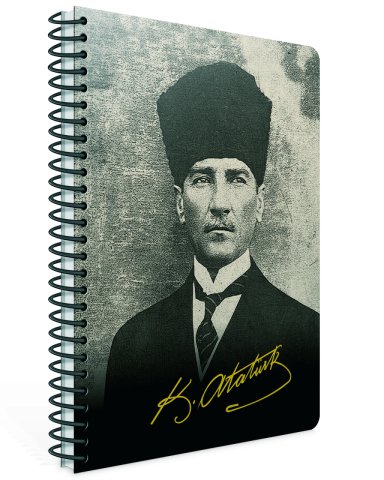 Gıpta Atatürk 2025 Spiralli Günlük Ajanda 17x24