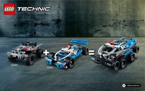 Lego Technic 420921 Polis Takibi