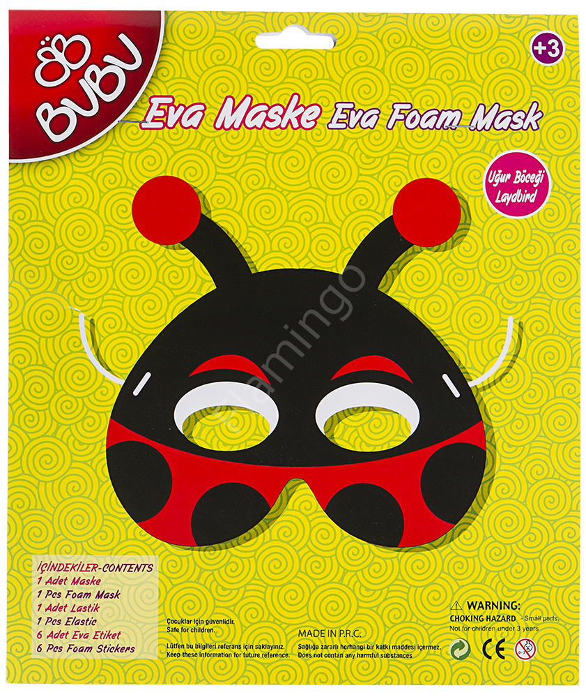 Bu-Bu Eva Uğur Böceği Maske