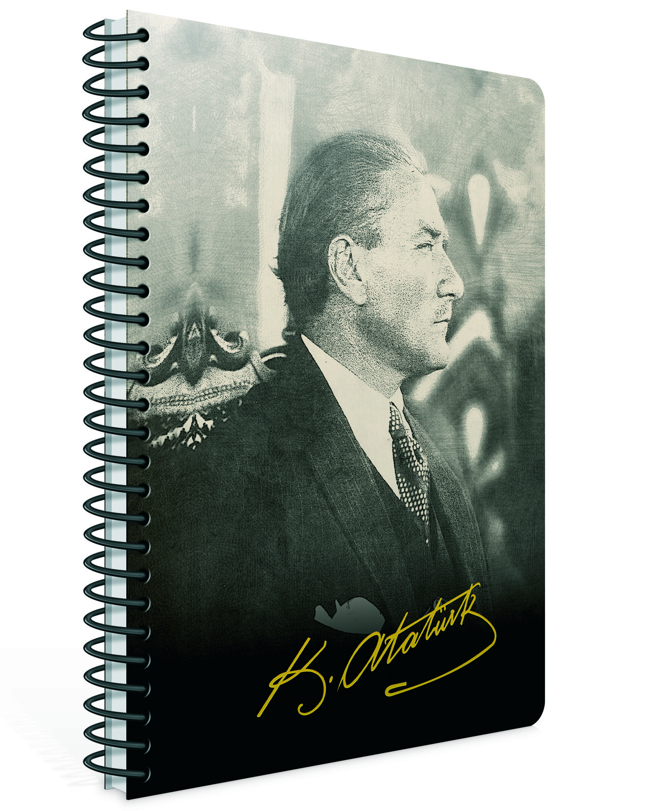 Gıpta Atatürk 2025 Spiralli Günlük Ajanda 17x24