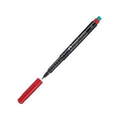 Faber Castell 1523 Permanent Asetat Kalemi(S) Kırmızı