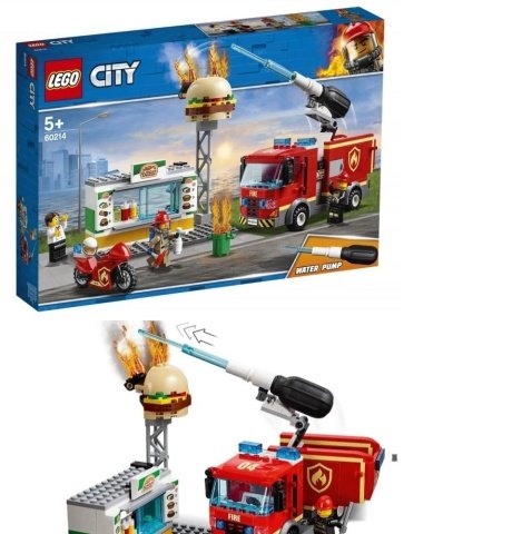 Lego City 60214 Hamburgerci Yangın Söndürme Operasyonu