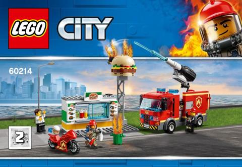 Lego City 60214 Hamburgerci Yangın Söndürme Operasyonu