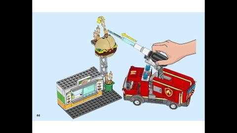Lego City 60214 Hamburgerci Yangın Söndürme Operasyonu