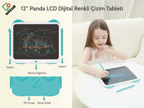 Xiaomi Wicue 12” Panda LCD Dijital Renkli Çizim Tableti