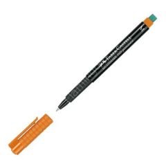 Faber Castell 1525 Permanent Asetat Kalemi(M) Turuncu