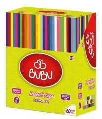Bu-Bu Desenli Keçe 50*100 Rulo Kahve