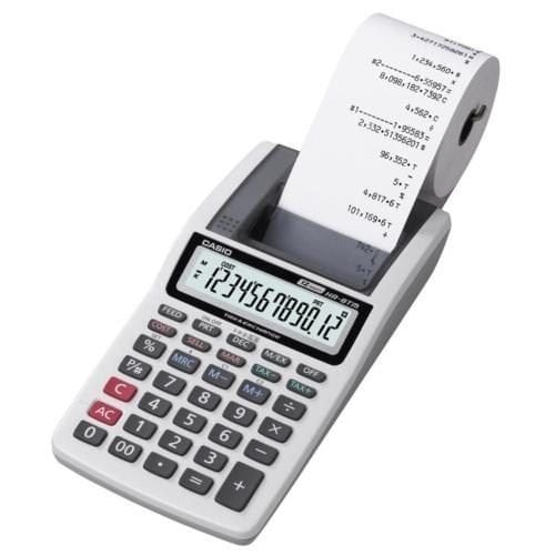 Casio HR-8RC-GY Şeritli Hesap Makinesi