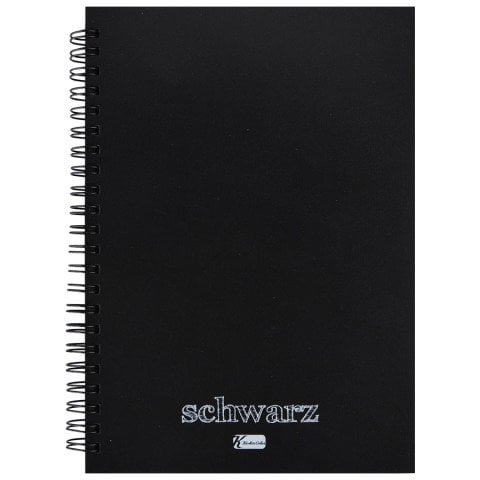 Schwarz A4 60yp.Spiralli Siyah Defter