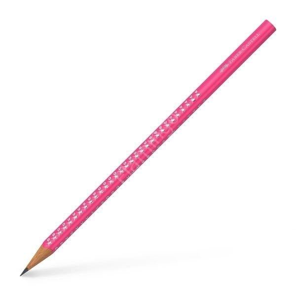 Faber Castell Parlak Renkler Taşlı Kurşun Kalem Neon Pembe
