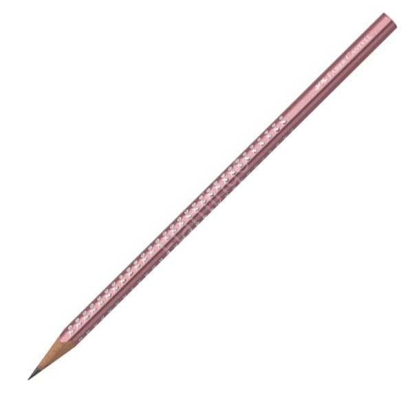 Faber Castell Parlak Renkler Taşlı Kurşun Kalem Metalik Kırmızı