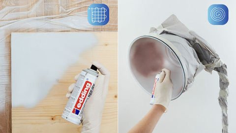 Edding E-5200 Permanent Akrilik Sprey Boya Cream White 921