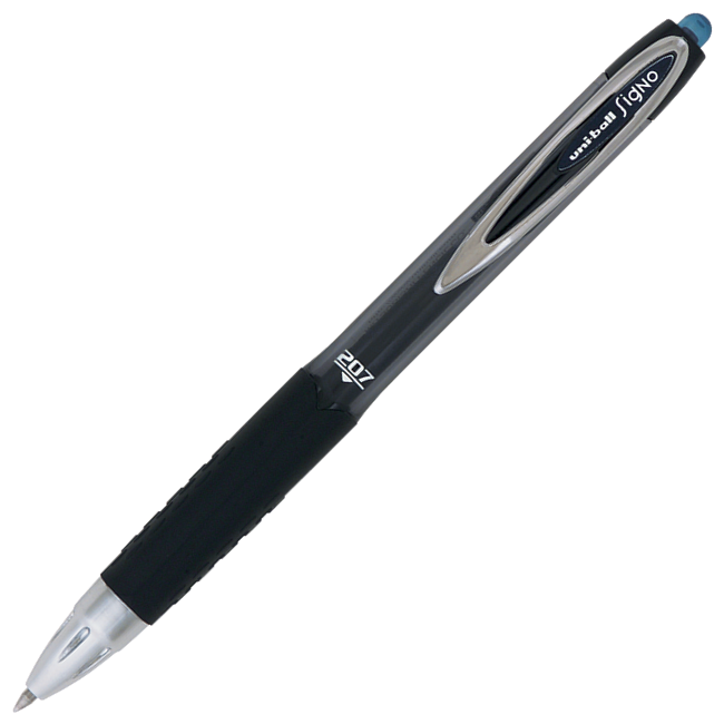 Uniball UMN-207 Signo 207 0.7 Mekanik Jel Kalem Mavi Siyah