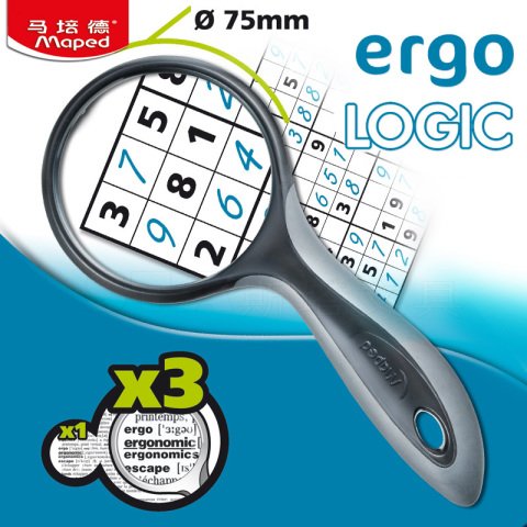 Maped Ergologic Büyüteç x3 - 75mm