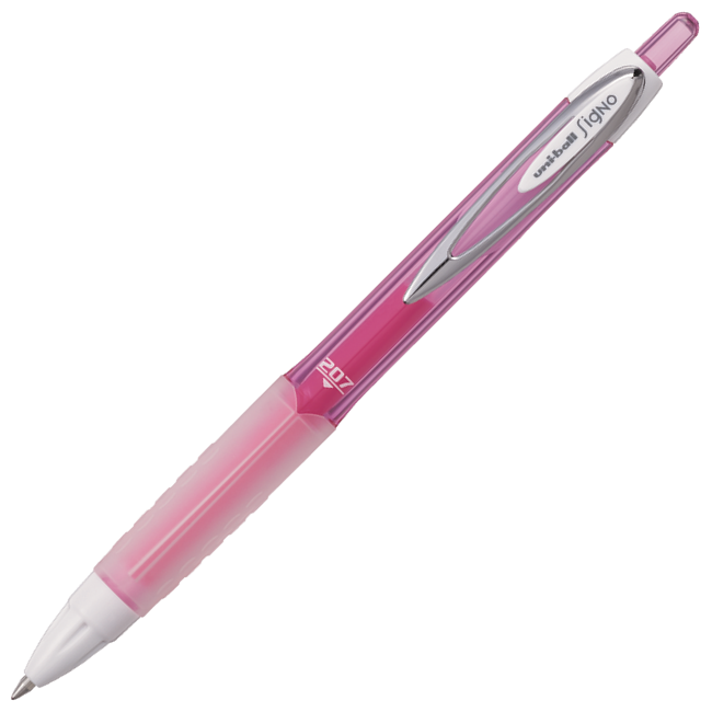 Uniball UMN-207F Signo 207F 0.7 Mekanik Jel Kalem Pembe