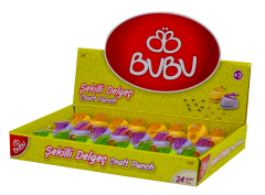 Bu-Bu Şekilli Delgeç 3/8'' Yaprak
