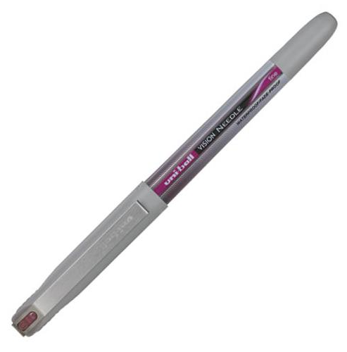Uniball UB-187 VISION NEEDLE 0.7 İğne Uçlu Kalem Bordo