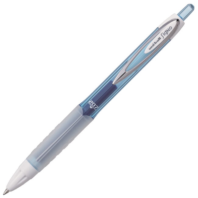 Uniball UMN-207F Signo 207F 0.7 Mekanik Jel Kalem Açık Mavi