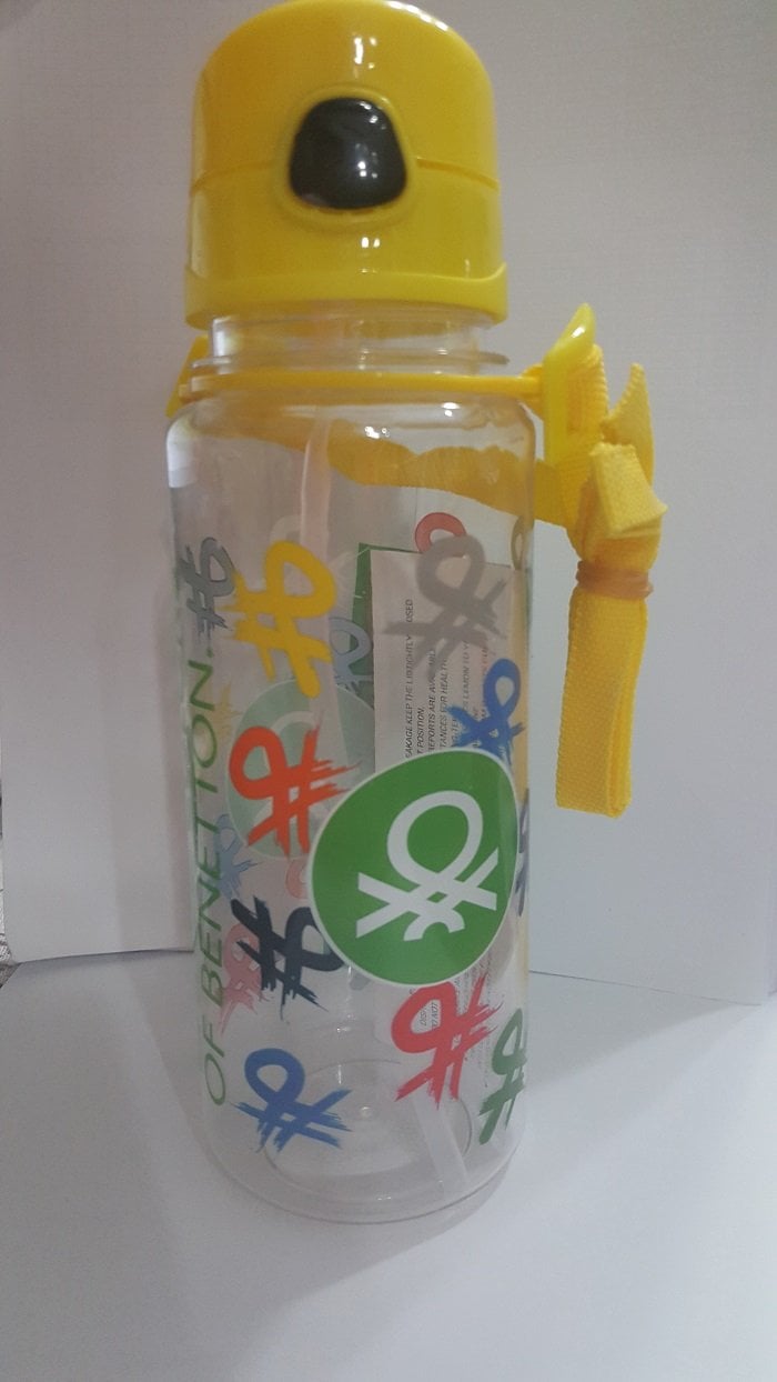 Benetton Plastik Matara 500ml. Sarı