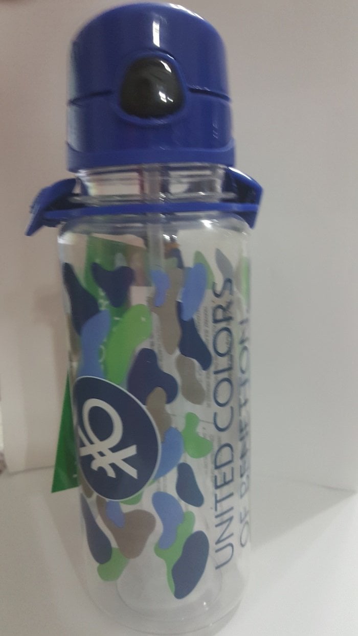 Benetton Plastik Matara 500ml. Mavi