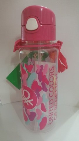 Benetton Plastik Matara 500ml. Pembe