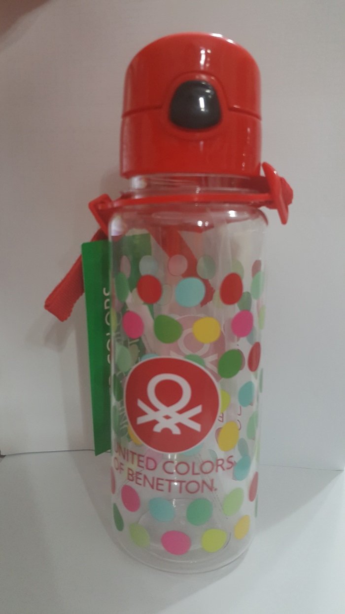 Benetton Plastik Matara 500ml. Kırmızı