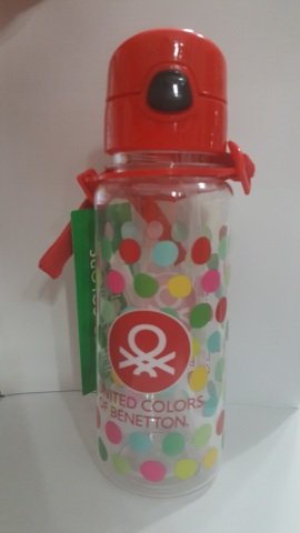 Benetton Plastik Matara 500ml. Kırmızı