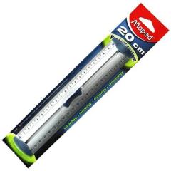 Maped Alüminyum Çift Desimetre Cetvel 20cm.