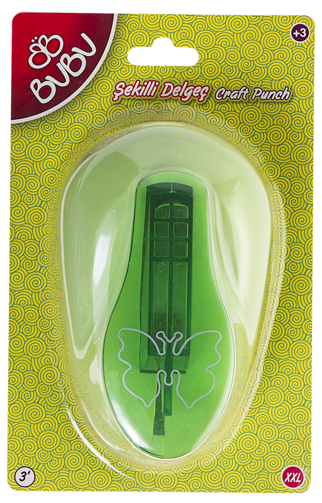 Bu-Bu Şekilli Delgeç 3'' Kelebek