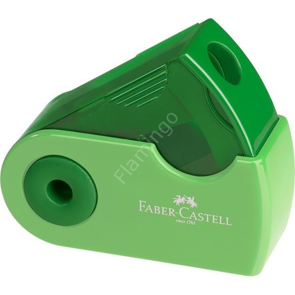Faber-Castell Sleeve Çift Hazneli Kalemtıraş Canlı Renkler