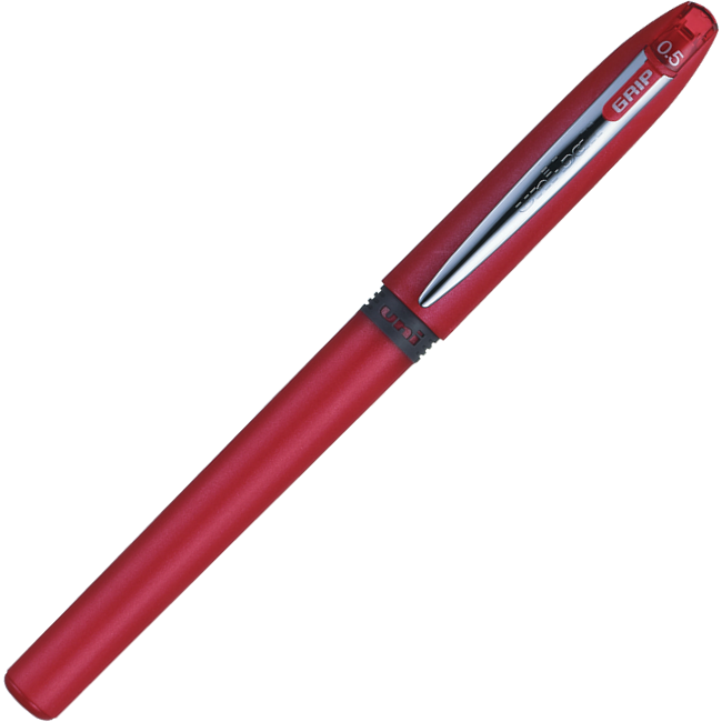 Uniball UB-245 GRIP micro 0.5 Roller Kalem Kırmızı