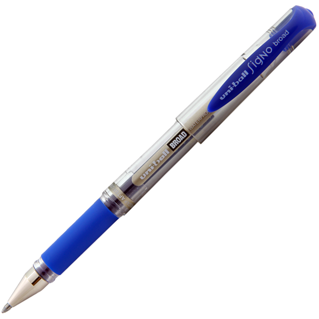 Uniball UM-153 Signo BROAD 1.0 İmza Kalemi Mavi
