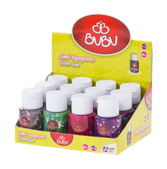 Bu-Bu Simli Yapıştırıcı 40gr Pembe