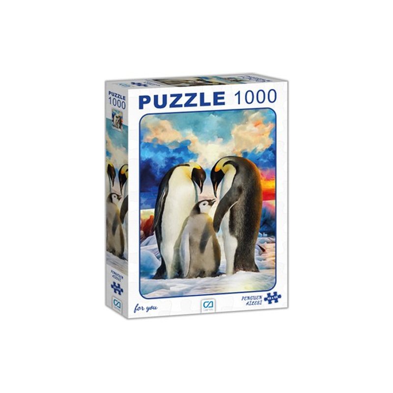 Penguen Ailesi - 1000 Parça Puzzle