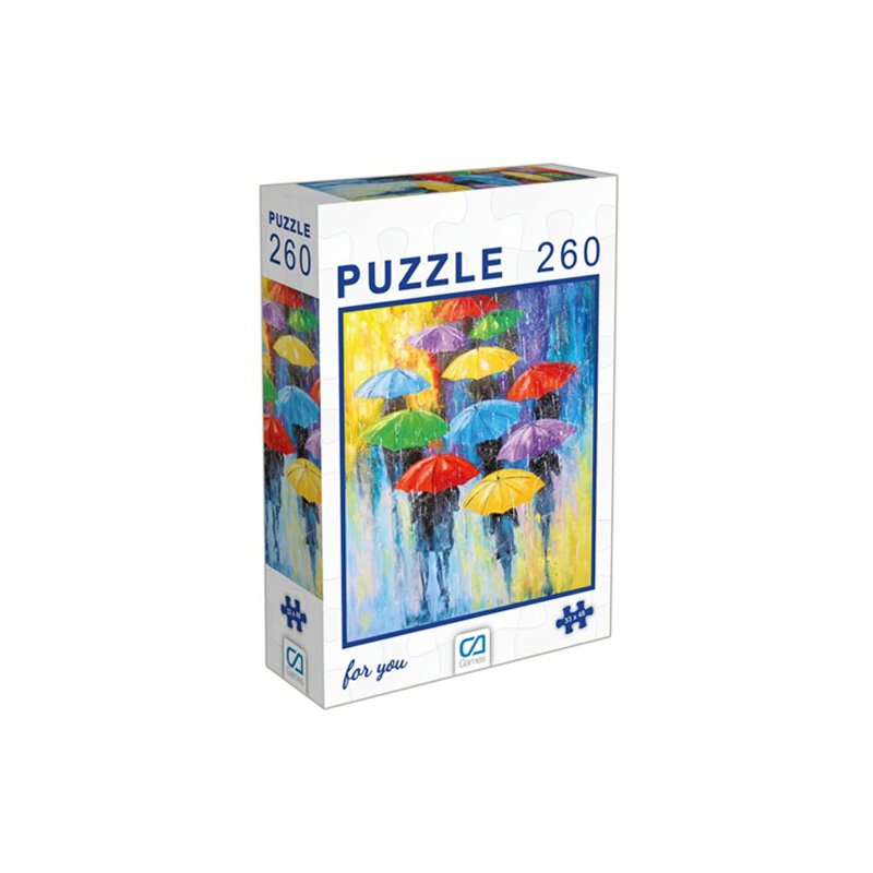 Şemsiyeler - 260 Parça Puzzle