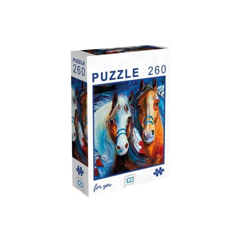 Atlar - 260 Parça Puzzle