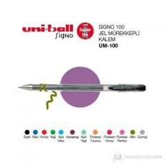 Uniball UM-100 SIGNO fine 0.7 Jel Kalem Açık Mavi