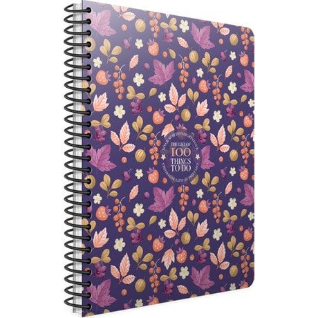 100 Things Spiralli Sert Kapak Defter 19x26 Kareli 100yp.