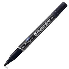Mas 6414 Master Permanent CD-OHP Kalemi (1 mm) Çift Uçlu Siyah