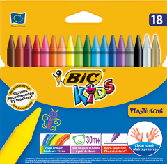 Bic Silinebilir Pastel Boya 18 Renk