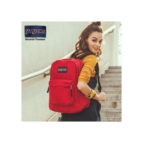 Jansport Superbreak Red Tape T5015Xp