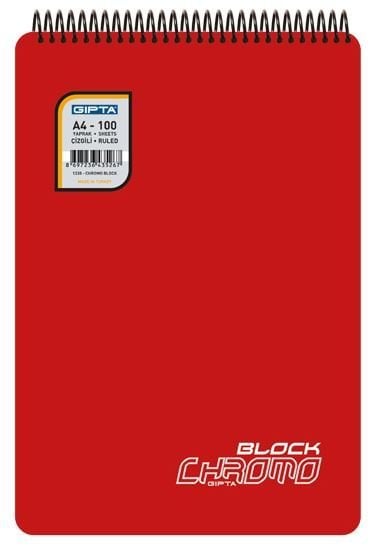 Chromo Block A4 PP Kapak Bloknot 80yp.