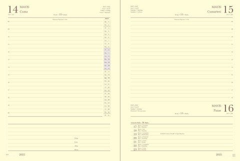 Gıpta 2025 Portal Spiralli Günlük Ajanda 20x28cm