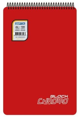 Chromo Block A4 PP Kapak Bloknot 80yp. Düz
