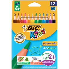 Bic Evolution Üçgen Jumbo Kuru Boya 12 Renk